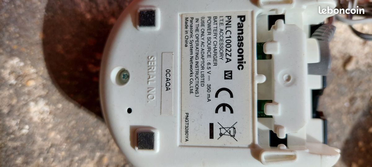 2 combinés téléphones fixes Panasonic (image 2)