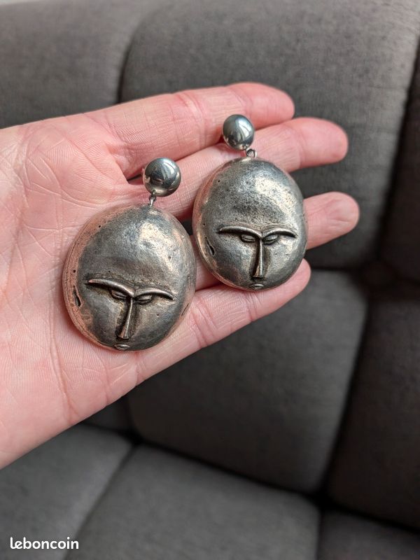 SLEIPNIR, Boucles d'oreilles, Argent Nous faisons revivre l'histoire