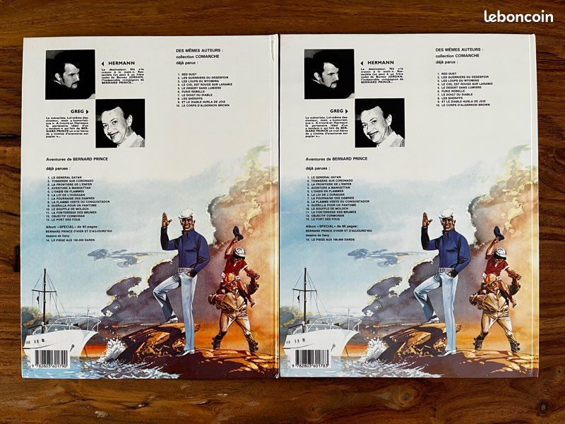 Lot 8 BD Bernard Prince Greg Hermann rééditions BE/TBE (image 2)