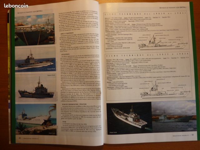 MARINE : MAGAZINES NAVIRES et HISTOIRE hors série n° 1 et 2, : la Marine Nationale 2004-2005 (image 9)