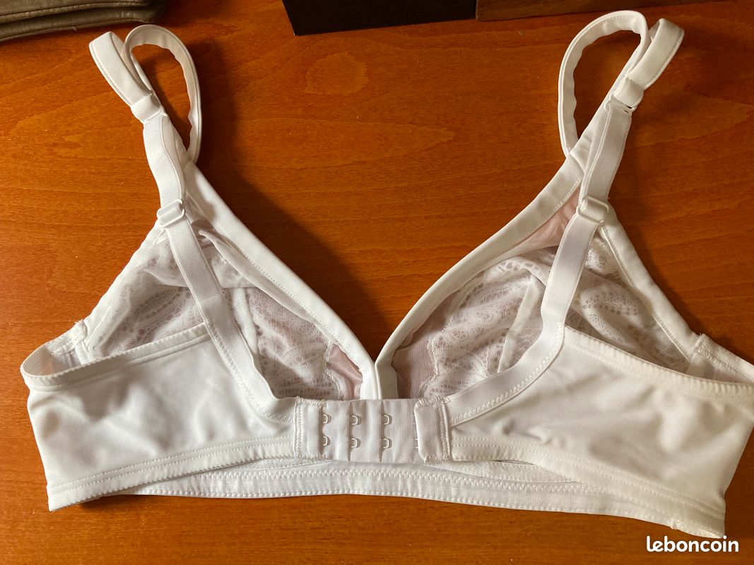 VANEVER Soutien-gorge De Maternité Sans Armatures – Coton élasthanne – Couverture Large – Gris Chiné 100E