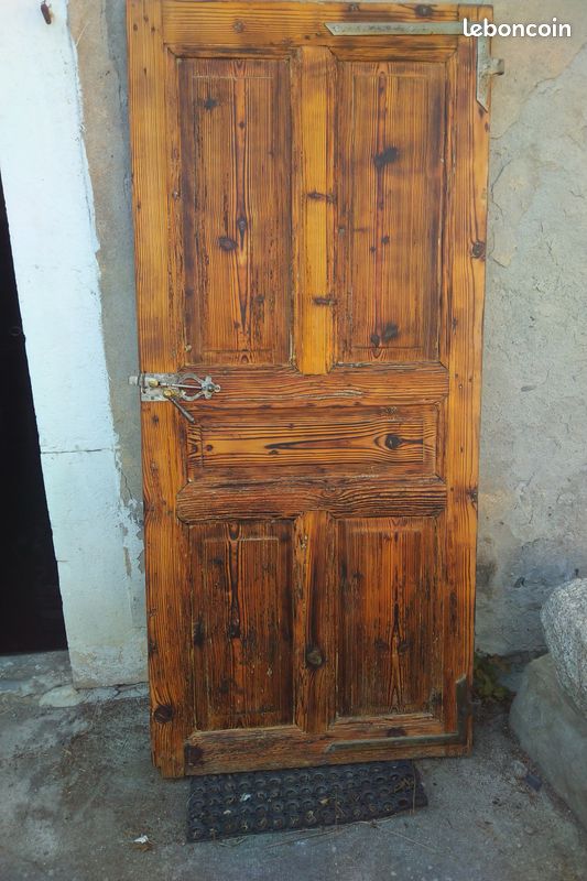 Porte placard ancienne en bois (image 2)