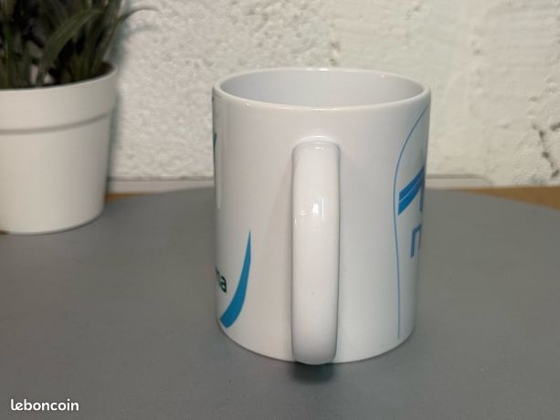 Olympique Lyonnais OM Logo Badge White Olympique De Marseille Official Store Mug Marseille