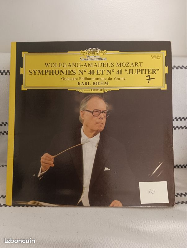 Disque 33t SYMPHONIES 40 ET 41 " JUPITER" (image 1)