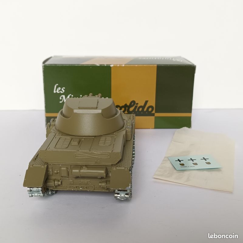 Véhicule Militaire Tourelle Pour Char Kugelblitz Panzer IV Maquette Militaire Solido 1 50 En M