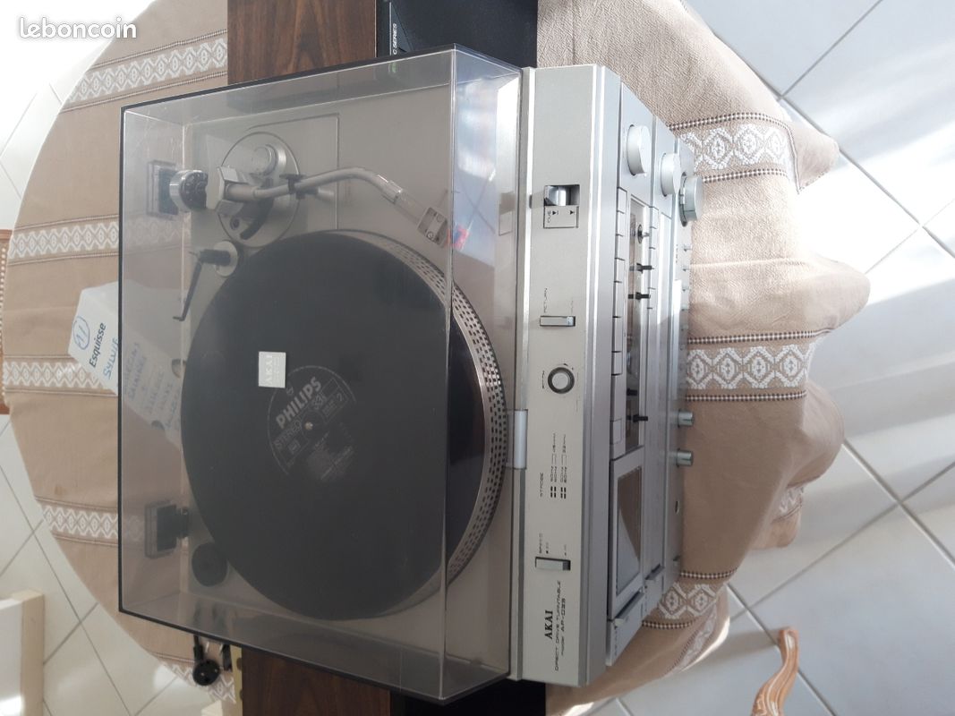 Chaîne Hifi Akai GX-77 - Années 80/89 - Platine CD Et Vinyle - Occasion