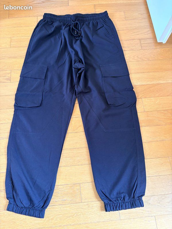 Pantalon cargo taille L noir homme /ado (image 10)