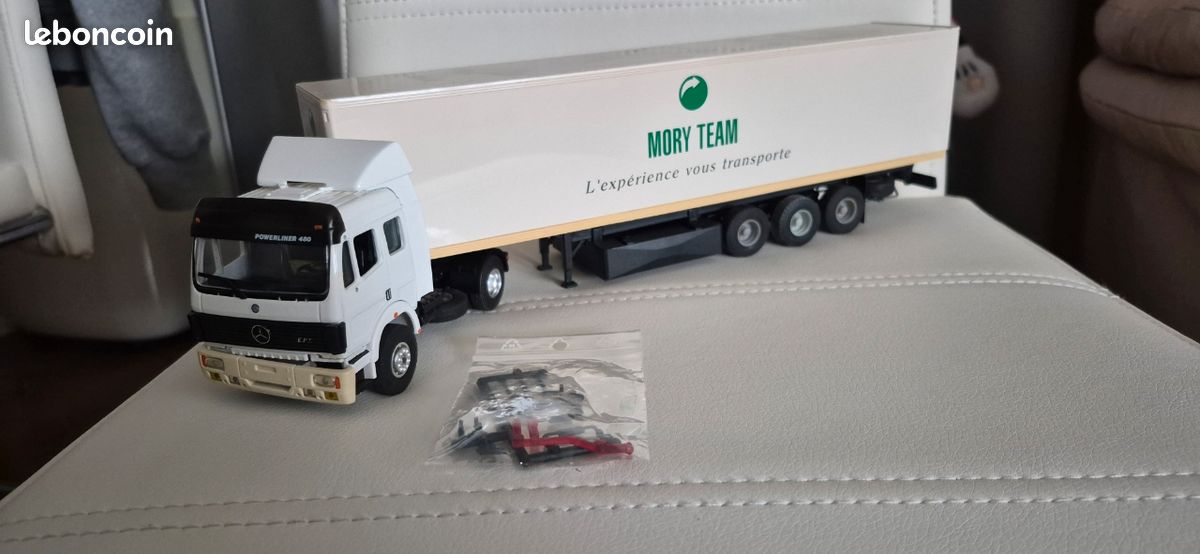 LBS Eligor 1/43 - Mercedes Benz Powerliner Semi-remorque - Neuf Sous Blister