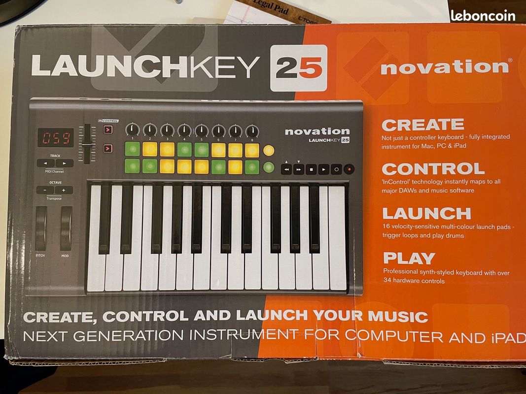 Clavier Midi contrôleur Launchkey 25 MK3 (image 1)