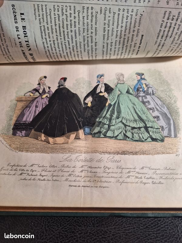 Fascicules mode : toilette à Paris 1862/63 (image 15)