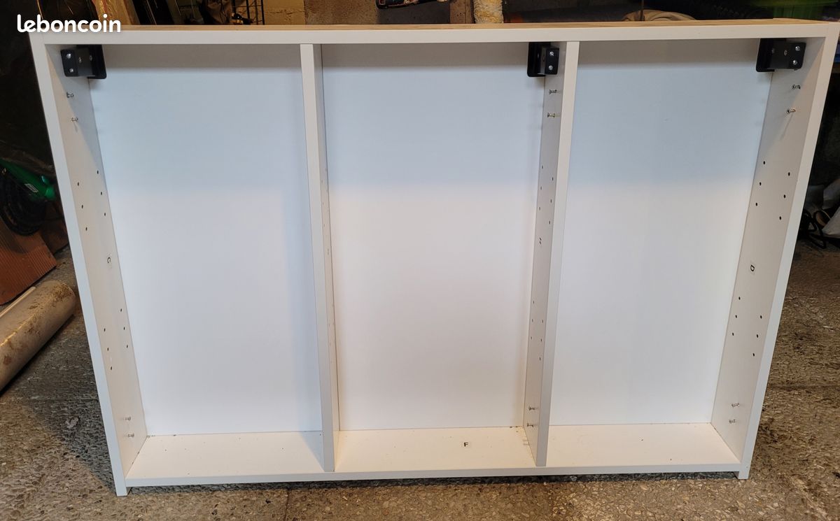 Armoire salle de bain 3 miroirs blanche (image 5)