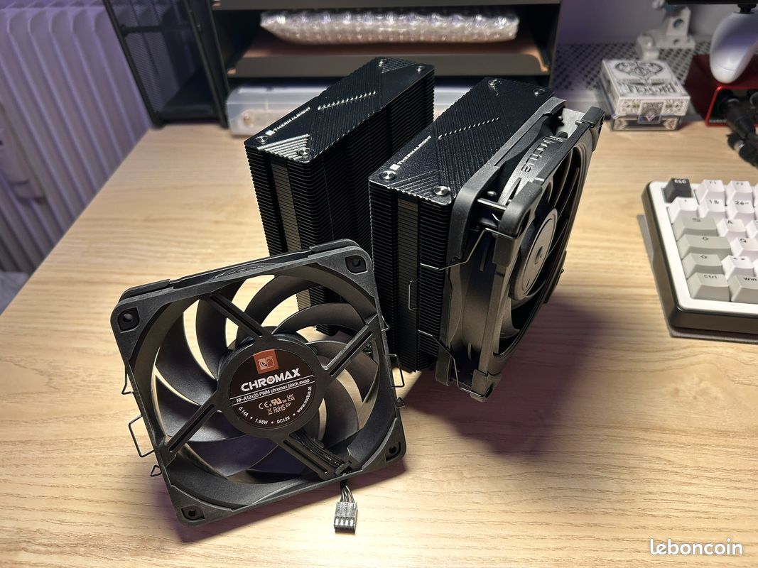 Ventirad Thermalright Phantom Spirit EVO x Noctua NF-A12x25 Chromax Black G1 (image 1)