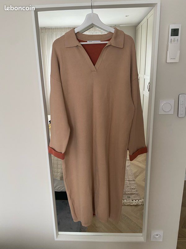 Robe Pull Robe Beige Femme Zara Robe Pull Beige Zara – Élégante Et