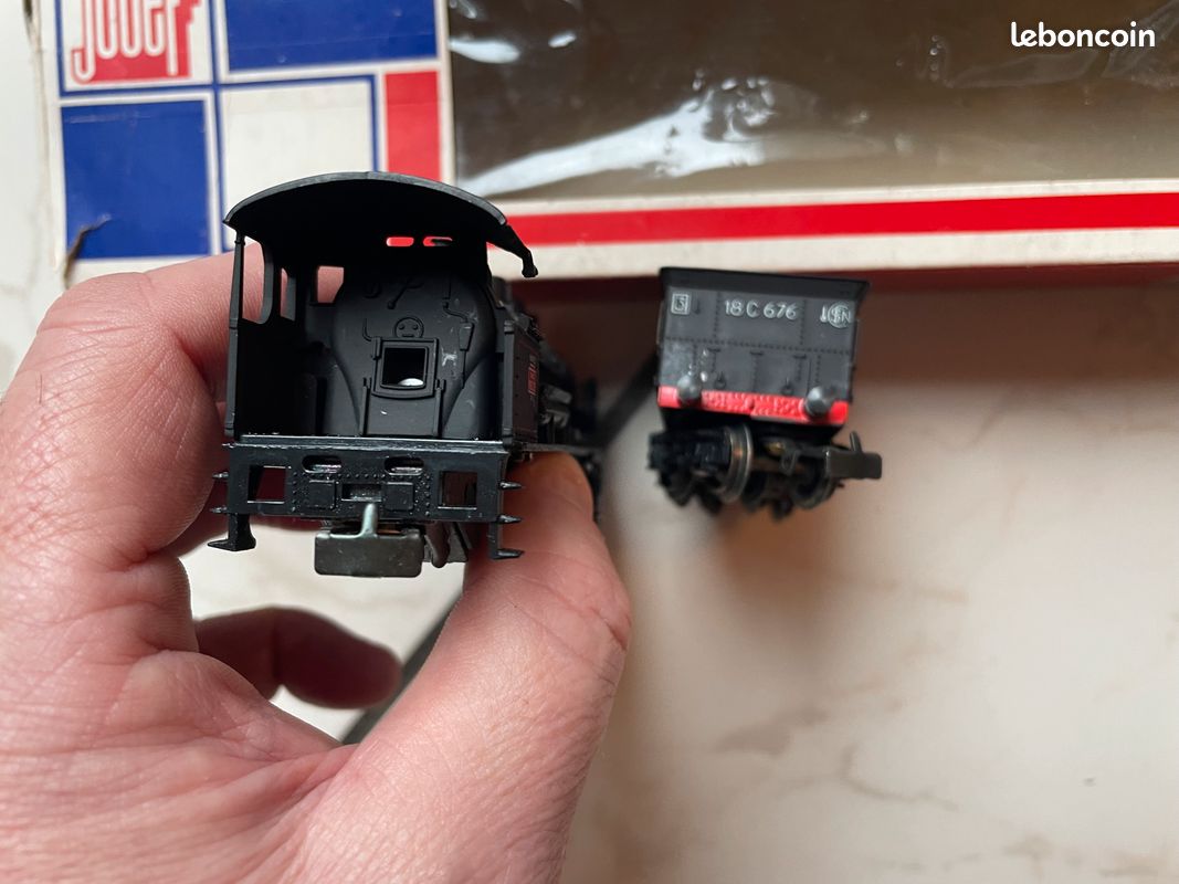 Jouef locomotive 8282 140 C noire MANTES échelle ho - Modélisme