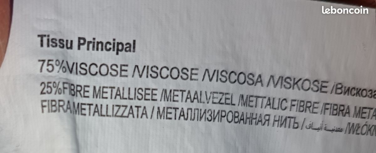 Gilet crème pailleté Mim XS (image 15)