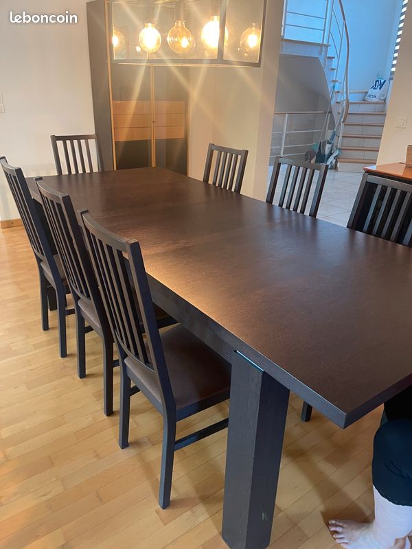 Grande table + rallonges (image 2)