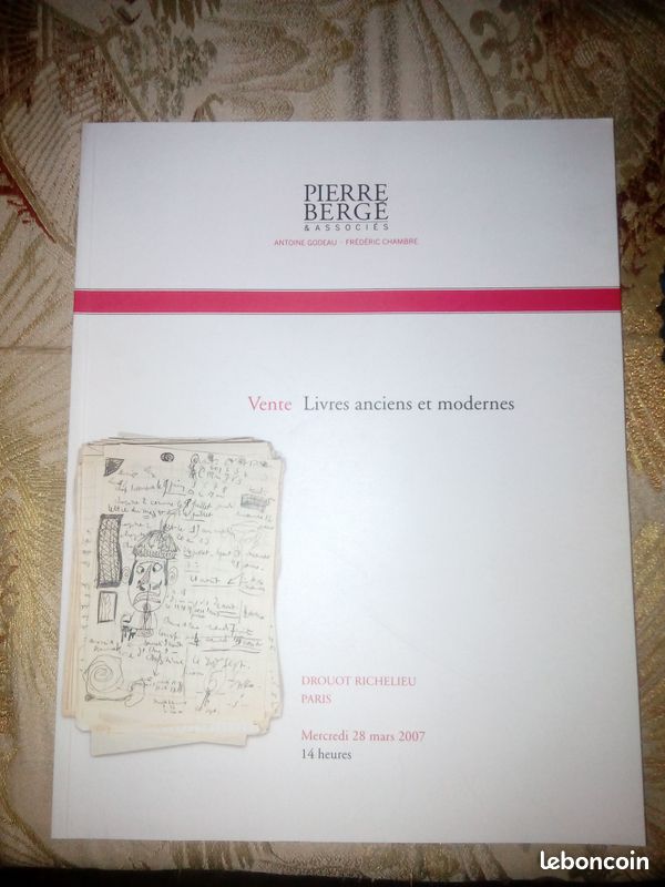 Catalogue Pierre Bergé Livres anciens et modernes (5) (image 1)