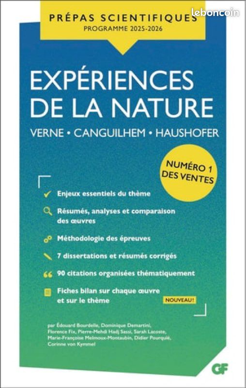 CPGE scientifique Expériences de la nature (image 1)