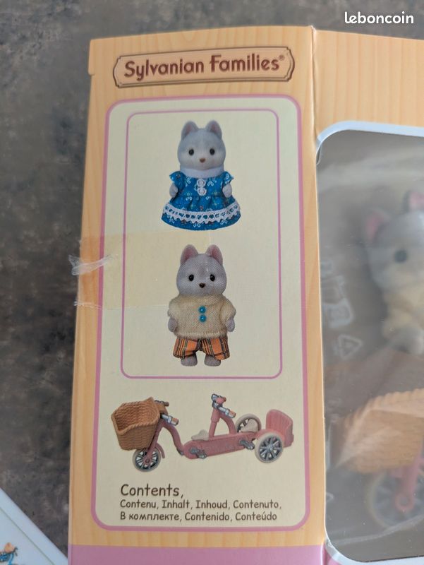 Sylvanian families - 5637 - Les frères et soeurs husky et leur tandem (image 6)