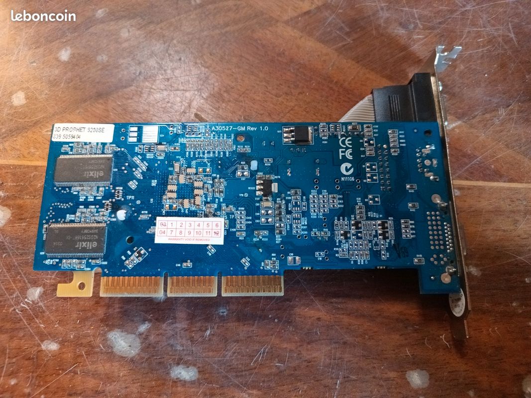 ATI Radeon 9200 LE, AGP Graphics Video Card, 128MB Works Great