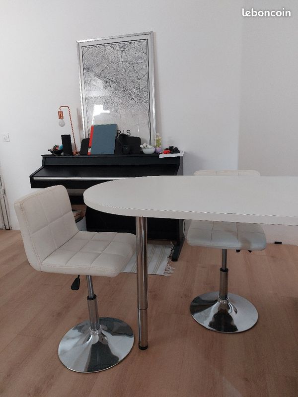 Table Bar (plateau + pied) (image 1)