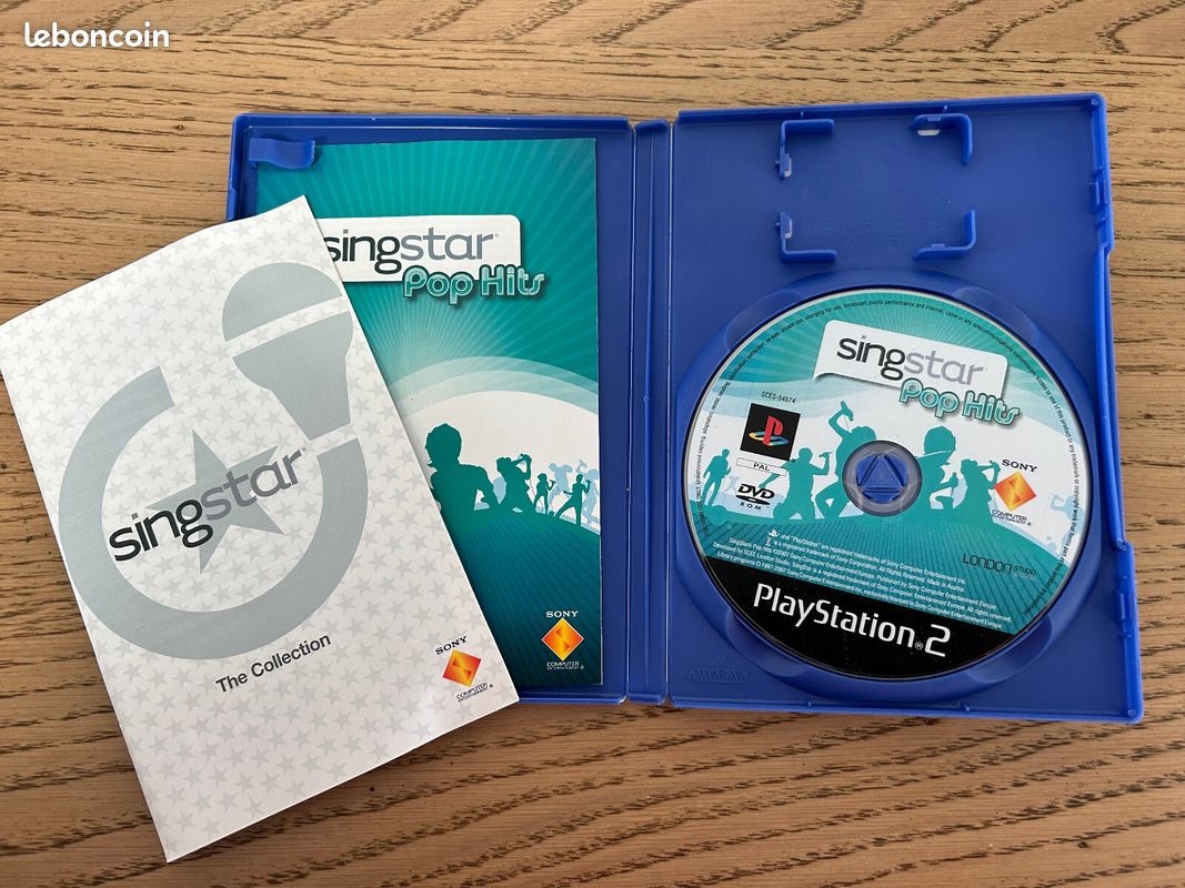 Jeu Singstar POP Hits 2 – PlayStation 2 (PS2) – PAL – Complet Avec Notice – Très Bon état