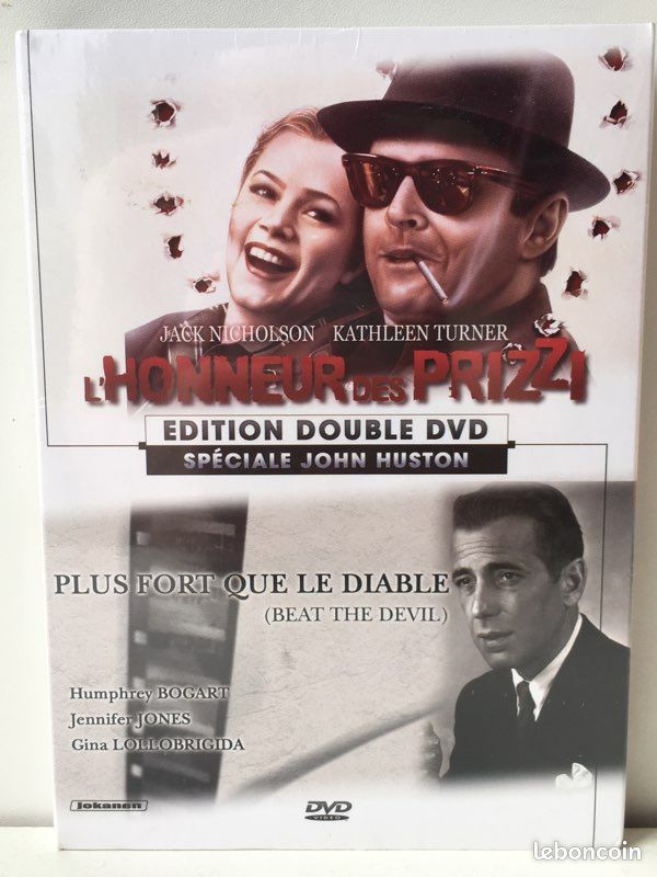 Neuf double dvd john huston - l’honneur des prizzi & plus fort que le diable (image 1)