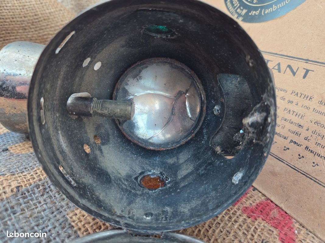 Lampe De Vélo à Acétylène EMOS - Ancienne, Bon état - Cyclisme Vintage