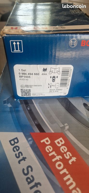 Plaquettes BOSCH (image 1)