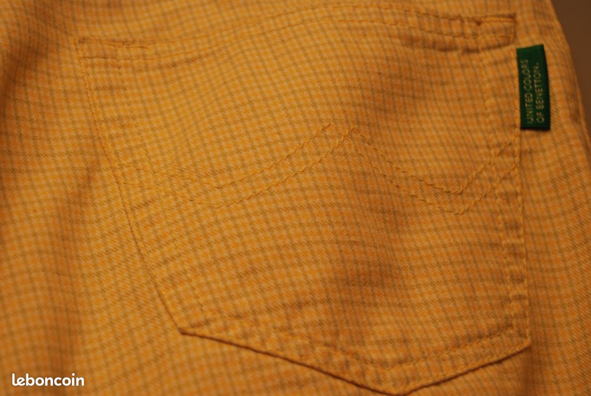 Pantalons droits Benetton 36 (S, T1) (image 6)