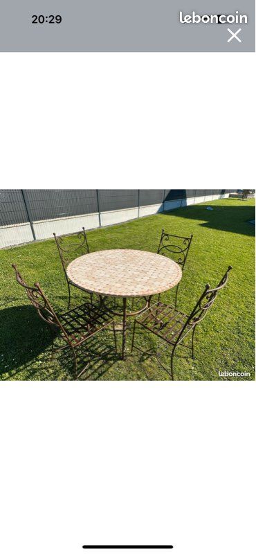 Magnifique table +chaises (image 1)
