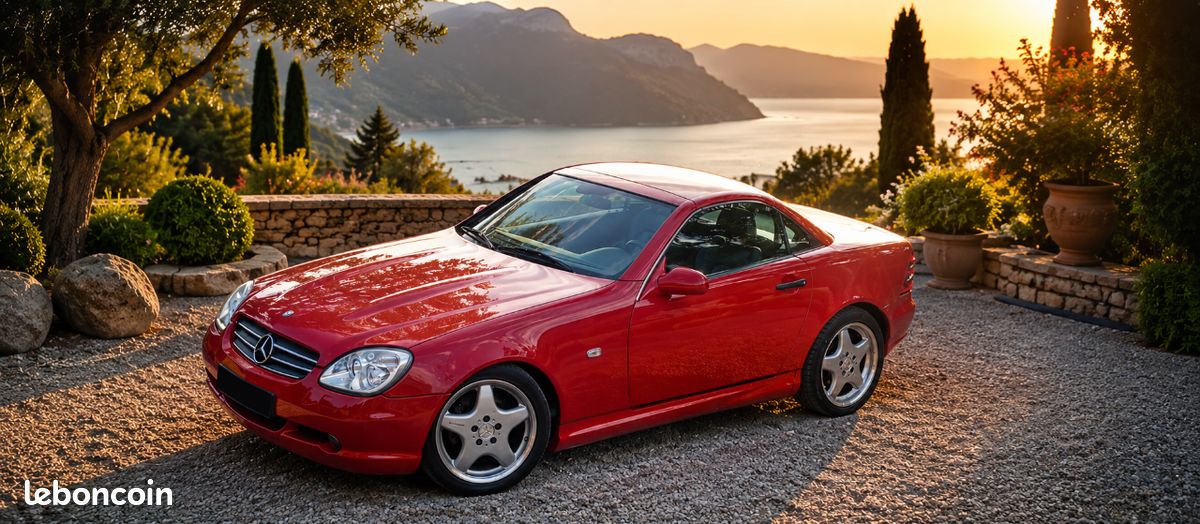 ✅ Échange cabriolet Mercedes Slk 230 kompressor 193cv 1998 finition amg (image 3)