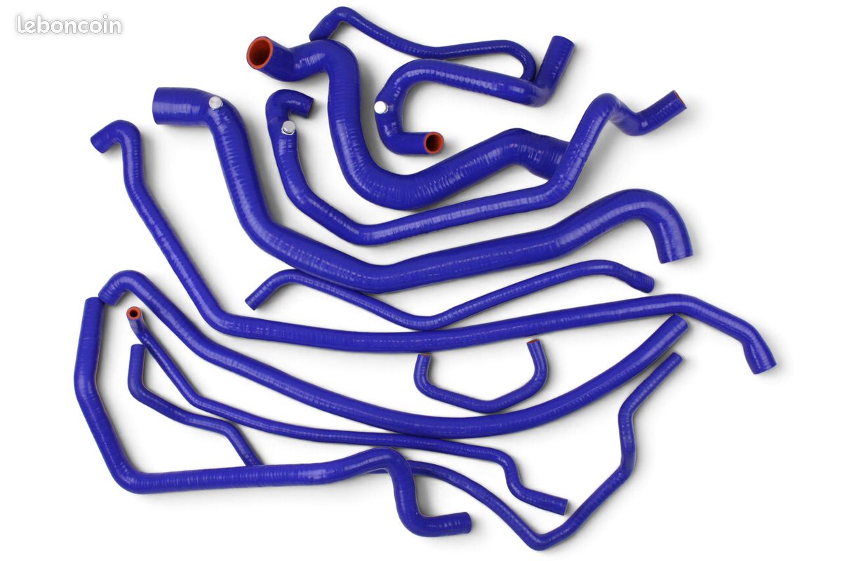 Kit 12 durites silicone EAU / 2 durites Sural Renault R9 R11 Turbo (image 2)