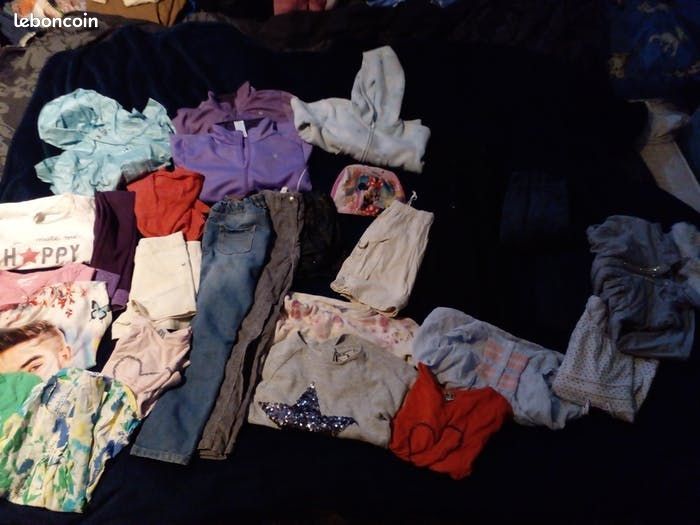 Lot vêtements 0,75cpiece0à6mois garçon.10à18ansfille (image 1)