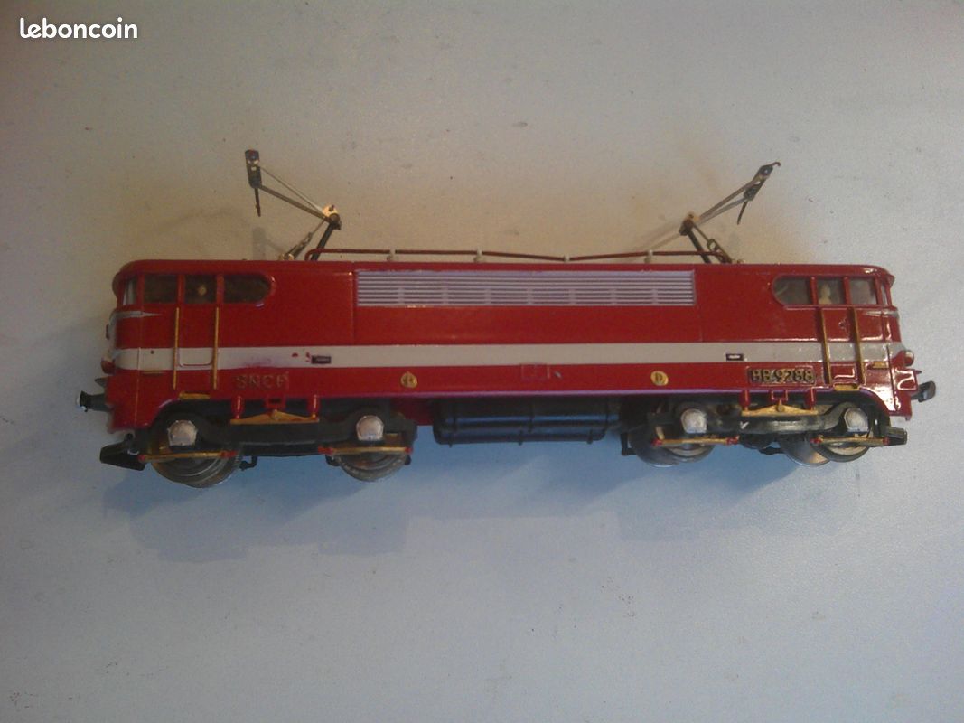 Locomotive électrique Jouef HO - BB9288 Rouge - Made In France - Occasion