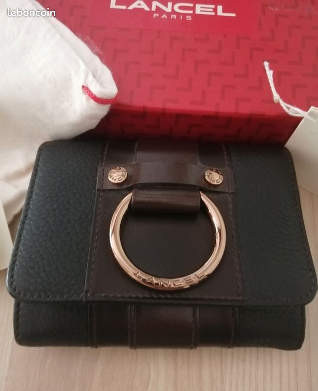 Porte-monnaie vintage Lancel avec boîte, sac protection, étiquettes (image 2)