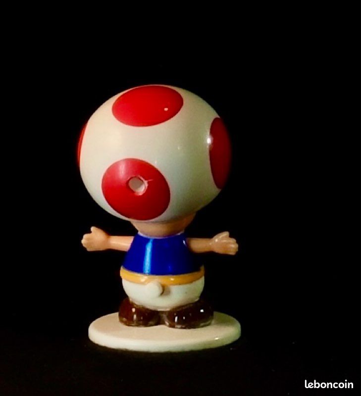 Figurine Super Mario Bros Avec Toad – Nintendo Bandai 2006 – 32 Cm – Bon état