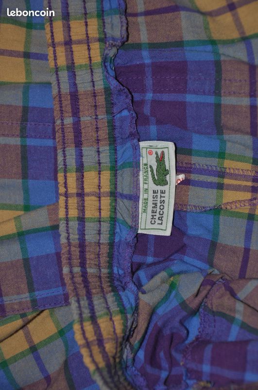 Jupe culotte chemise LACOSTE VINTAGE (image 4)