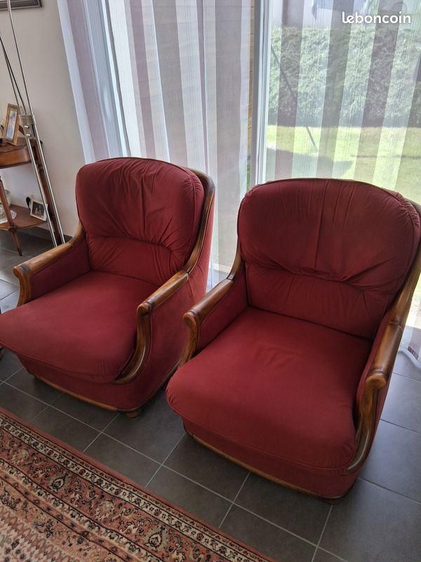 3 fauteuils de salon-séjour (image 1)
