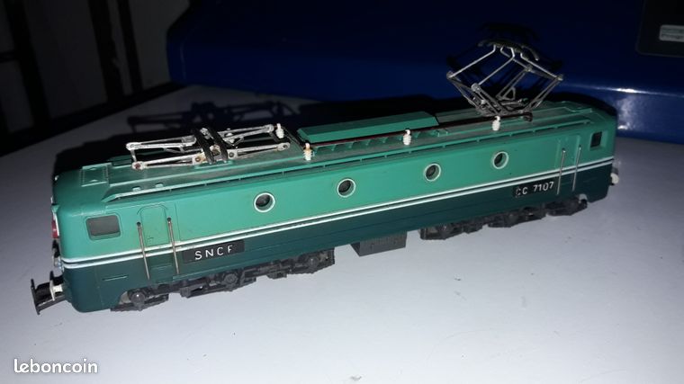 La Locomotive électrique CC7107 En Miniature De Jouef Au H0 Ho Incomplete 16208