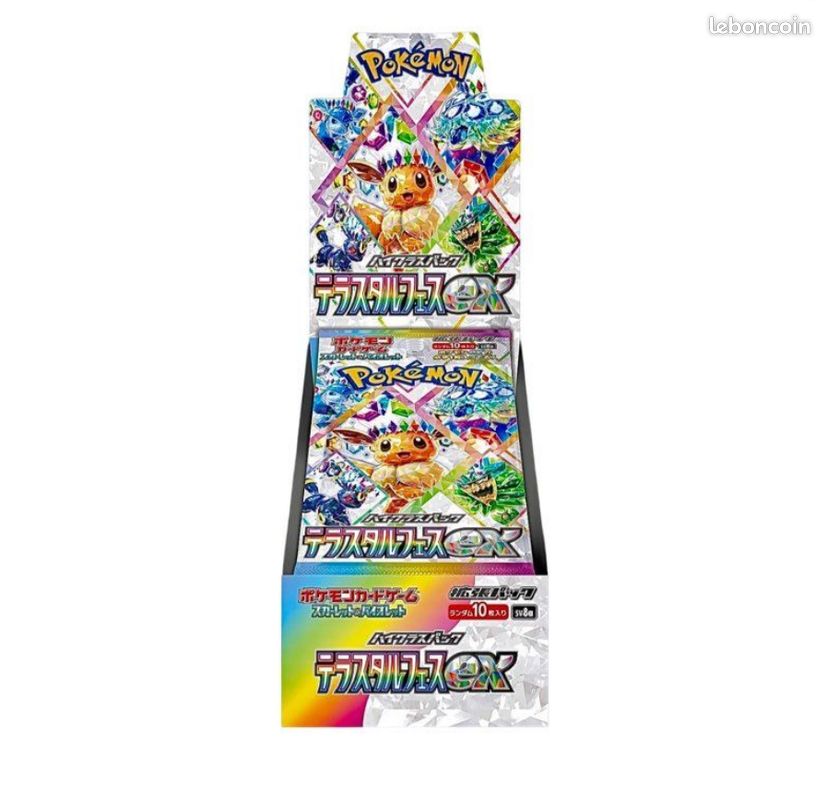 Display Pokémon Évolution Prismatique en Japonais Collection
