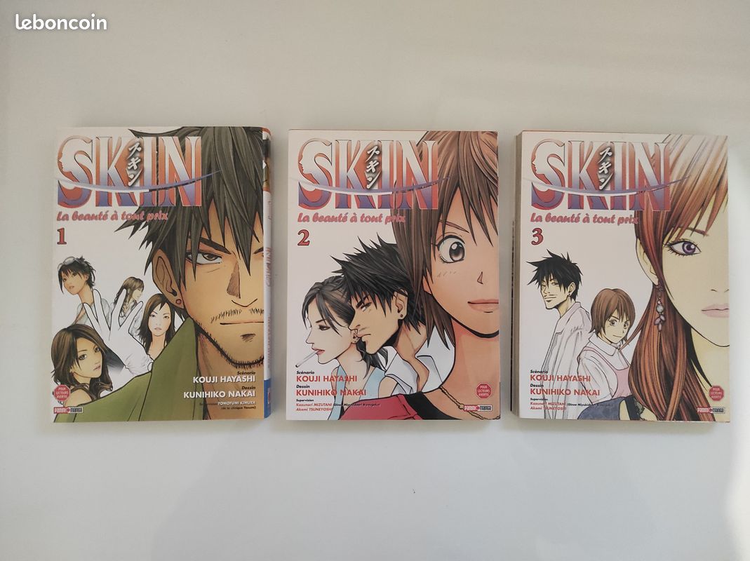 Skin - la beauté à tout prix 1 à 3 manga complet en TBE (image 1)