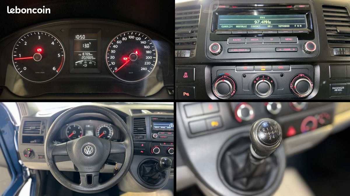 Volkswagen Transporter Combi 2.0 TDI 102ch Business Line "9 places/Suivi" (image 5)