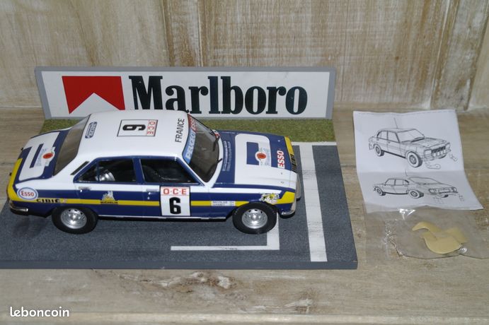 DECALS 1/24 REF 2478 PEUGEOT 504 NICOLAS RALLYE DU MAROC 1976 WRC RALLY
