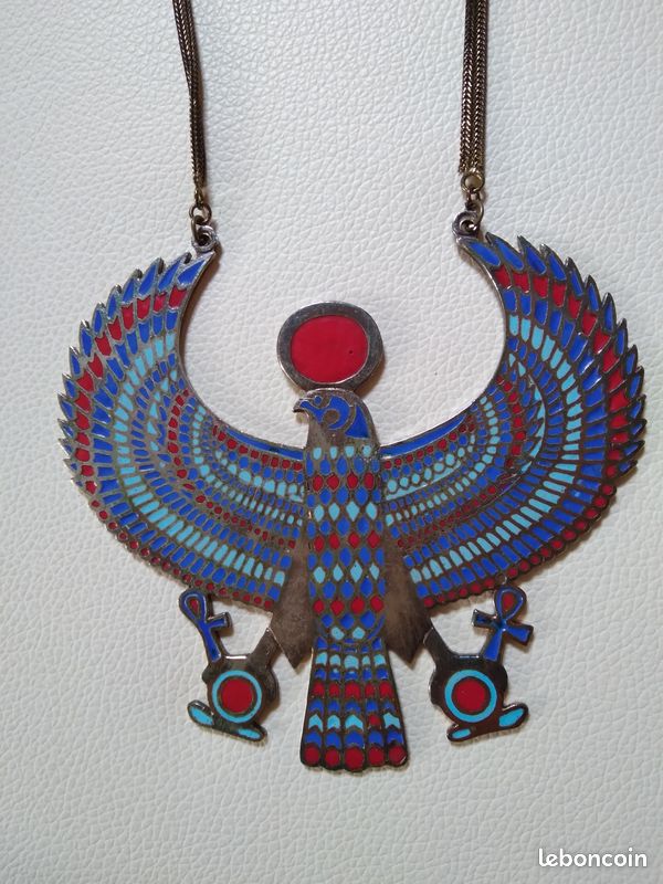 Pendentif Horus Le Faucon En Argent Plaqué - Argenté - Neuf Sans Emballage