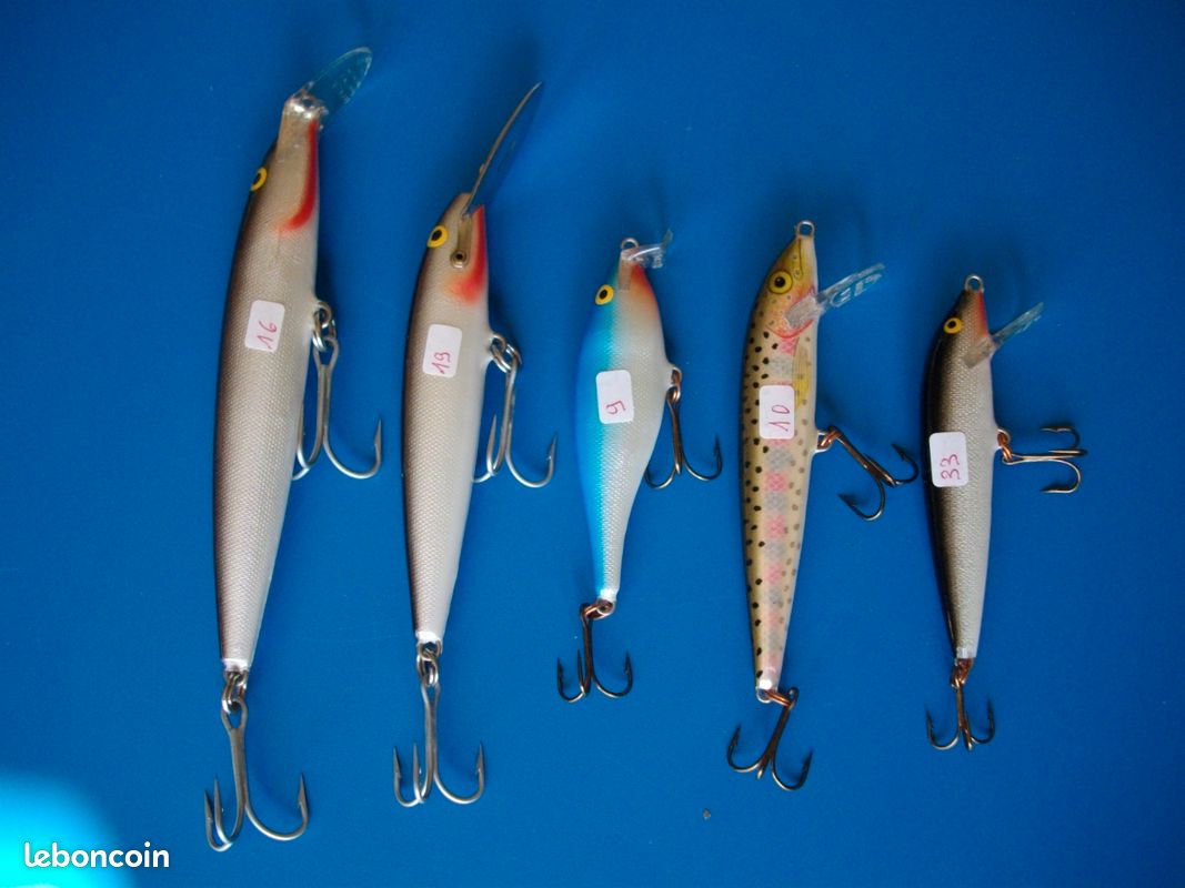 Lot de 4 leurres durs Rapala NEUF - Sport & Plein air