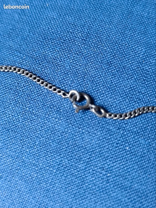 COLLIER Vintage Signé JACQUES GAUTIER - Pendentif Rond - État Très Bon