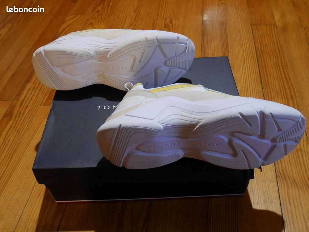Tommy Hilfiger Sneakers blanc/jaune (image 5)