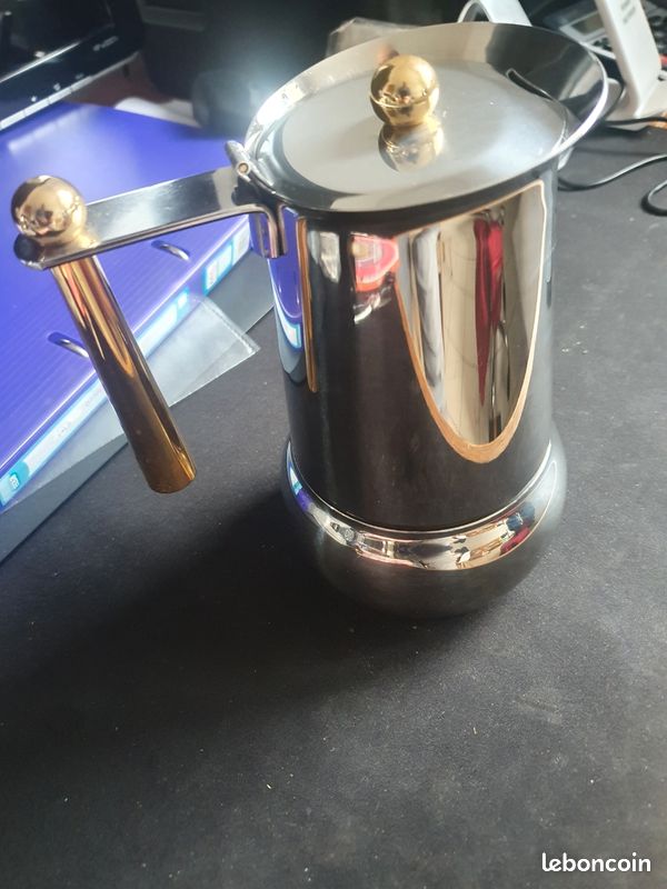 Cafetière Moka Expresso Italienne GB Guido Bergna Kitty Oro 6 Tasses - Vintage Années 80
