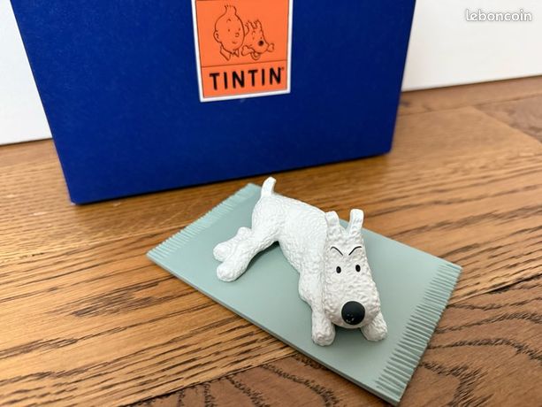 Sculpture Leblon Delienne – Milou Sur Le Tapis (Tintin) – Édition 2001, 1ère Version